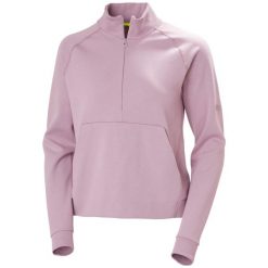 Bluza damska 1/2 zip Helly Hansen HP Tech. Fioletowe bluzy damskie Helly Hansen, bez wzorów, bez ramiączek, bez kaptura. Za 425.75 zł.