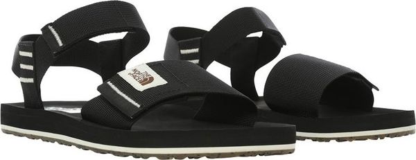 The North Face Sandały damskie W Skeena czarne r. 40. Czarne sandały damskie The North Face, bez wzorów, bez obcasa, bez zapięcia. Za 173.25 zł.