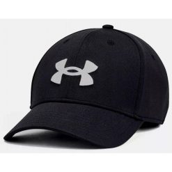 Czapka z daszkiem Under Armour Blitzing ADJ. Czarne czapki damskie Under Armour, bez wzorów, sportowe. Za 54.99 zł.