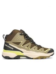 Salomon Trekkingi X Ultra 360 Edge Mid Gtx L49098600 Zielony. Zielone trekkingi męskie Salomon, z materiału, bez zapięcia. Za 729.99 zł.
