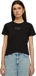 Puma Koszulka damska Puma ESS Script Tee czarna 691760 01 M. Czarne bluzki damskie Puma, m, bez wzorów, bez kołnierzyka, bez ramiączek. Za 108.99 zł.