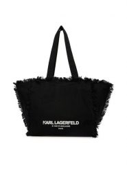 KARL LAGERFELD Torebka B2W50021 Czarny. Czarne shopperki damskie KARL LAGERFELD, bez wzorów, z materiału, bez dodatków. Za 549.99 zł.