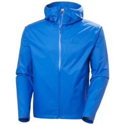 Kurtka turystyczna Helly Hansen Loke Terra. Niebieskie kurtki sportowe męskie Helly Hansen, na lato, m, bez wzorów, z materiału, bez kaptura, narciarskie. Za 529.90 zł.