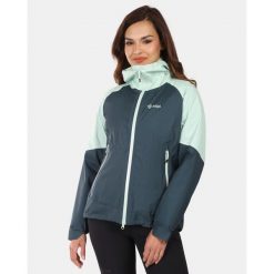 Damska kurtka wodoodporna Kilpi HURRICANE-W. Zielone kurtki sportowe damskie Kilpi, m, bez wzorów, bez ramiączek, bez kaptura, do biegania. Za 576.97 zł.