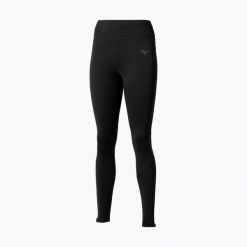 Legginsy do biegania damskie Mizuno Active Warmalite Long. Czarne legginsy damskie Mizuno, bez wzorów, z elastanu. Za 169.99 zł.