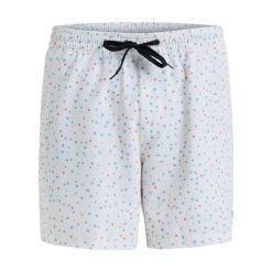 Szorty kąpielowe dla Mężczyzn SURFSILK STRAIGHT 16" Biały. Białe kąpielówki męskie Quiksilver, bez wzorów, z elastanu, sportowe. Za 249.99 zł.