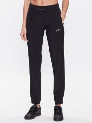CMP Spodnie dresowe 3C83176 Czarny Regular Fit. Czarne spodnie dresowe damskie CMP, bez wzorów, z dresówki. Za 149.99 zł.