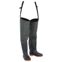 VidaXL Kalosze Wędkarskie Rozmiar 38 Ciemnozielone. Zielone kalosze damskie vidaXL, bez wzorów, z materiału, bez zapięcia. Za 266.95 zł.