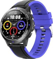 Smartwatch Bakeeley NY28 Czarno-fioletowy. Czarne zegarki smartwatch Bakeeley, bez wzorów. Za 259.99 zł.