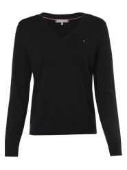 Tommy Hilfiger Sweter Kobiety niebieski, XL. Niebieskie swetry nierozpinane damskie Tommy Hilfiger, xl, bez wzorów, z dzianiny, eleganckie, bez kołnierzyka, bez ramiączek. Za 489.95 zł.