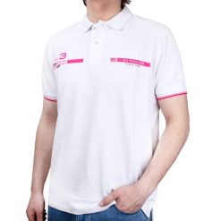 Koszulka męska sportowa Polo U.S. POLO ASSN. Białe koszulki sportowe męskie U.S. Polo Assn., m, bez wzorów, bez ramiączek. W wyprzedaży za 99.00 zł.