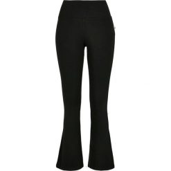Legginsy damskie Urban Classics organic interlock bootcut (Grandes tailles). Czarne legginsy damskie Urban Classics, bez wzorów, z bawełny. Za 127.60 zł.