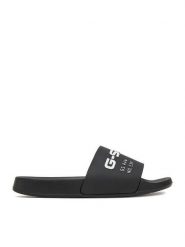G-Star Raw Klapki SS25-3C096-W Czarny. Czarne klapki damskie G-Star, bez wzorów, z syntetyku, retro, bez obcasa, bez zapięcia. Za 103.99 zł.