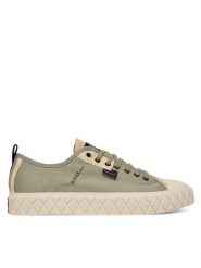 Palladium Trampki Pallaacehtgsupply 04634-230-M Szary. Szare trampki męskie Palladium, bez wzorów, z materiału, bez zapięcia. Za 399.99 zł.