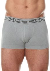 Brubeck Bokserki męskie shortbox Comfort Cotton szare r. S (BX10050A). Szare bokserki męskie Brubeck, bez wzorów. Za 31.49 zł.