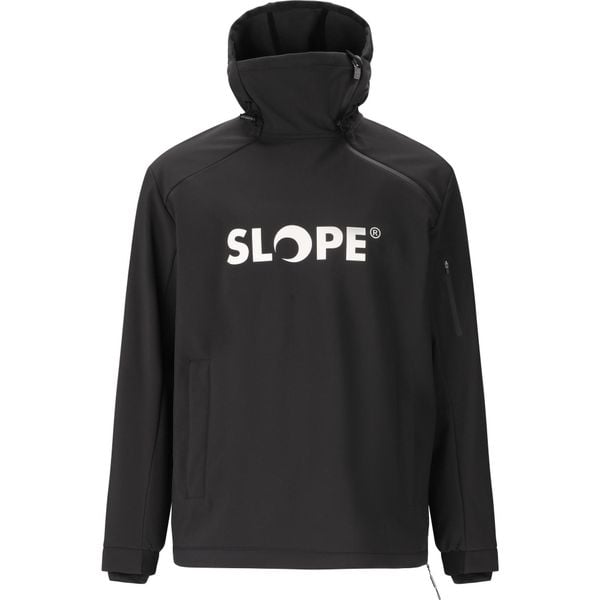 Kurtka narciarska Slope Fletcher Softshell W-PRO 8000. Czarne kurtki sportowe męskie SLOPE, bez wzorów, z softshellu, bez kaptura, narciarskie. Za 422.00 zł.