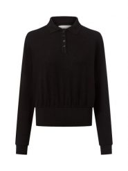 Opus Damski sweter z cienkiej dzianiny - Geigi Kobiety drobna dzianina czarny jednolity, 36. Czarne swetry nierozpinane damskie Opus, bez wzorów, z dzianiny, bez kołnierzyka, bez ramiączek. Za 399.95 zł.