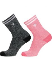 Skarpety damskie Columbia 2Pp Thermal Crew. Czarne skarpetki damskie Columbia, bez wzorów, z materiału. Za 74.00 zł.