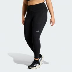 Legginsy adi365 Climacool Running 7/8 (Plus Size). Czarne legginsy damskie Adidas, bez wzorów. Za 279.00 zł.