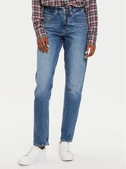 Lee Jeansy Rider 112355250 Niebieski Slim Fit. Niebieskie jeansy damskie Lee, bez wzorów, z bawełny. Za 249.99 zł.