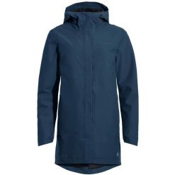 Parka damska z kapturem VAUDE Cyclist II. Niebieskie parki damskie Vaude, na zimę, s, bez wzorów, z materiału, z kapturem. Za 1,108.15 zł.