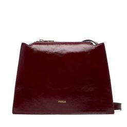 Torebka Furla. Czerwone listonoszki damskie Furla, bez wzorów, bez dodatków. Za 1,649.00 zł.