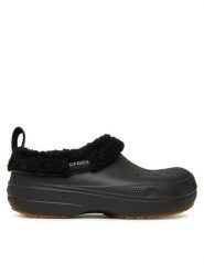 Crocs Klapki Classic Lined Shorty 211380 Czarny. Czarne klapki damskie Crocs, bez wzorów, z tworzywa sztucznego, bez obcasa, bez zapięcia. Za 249.99 zł.