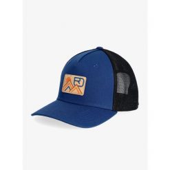 Czapka z daszkiem Ortovox Corky Trucker Cap - petrol blue. Niebieskie czapki damskie ORTOVOX, bez wzorów, sportowe. Za 151.99 zł.