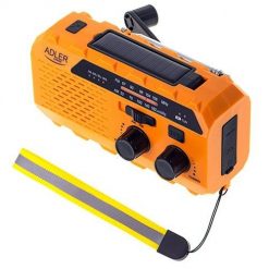 Radio solarne z korbką ręczną Adler. Radia Adler. Za 116.99 zł.