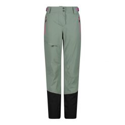 Spodnie narciarskie dla kobiet CMP Unlimitech. Niebieskie spodnie materiałowe damskie CMP, na zimę, bez wzorów, sportowe. Za 699.99 zł.