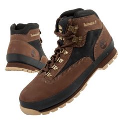 Buty trekkingowe męskie Timberland Euro Hiker. Brązowe trekkingi męskie Timberland, bez zapięcia. Za 449.00 zł.