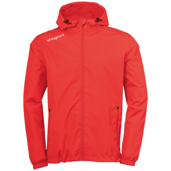 Kurtka Uhlsport Essential Rain. Białe kurtki męskie Uhlsport, bez wzorów, sportowe, bez kaptura. Za 180.00 zł.