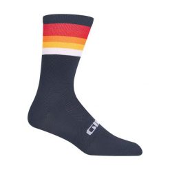 GIRO skarpety rowerowe COMP HIGH RISE midnight blue horizon. Brązowe skarpety męskie Giro, bez wzorów. Za 89.00 zł.