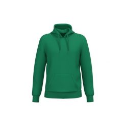 Bluza z kapturem Kariban. Niebieskie bluzy damskie KARIBAN, xl, bez wzorów, z bawełny, bez ramiączek, z kapturem. Za 194.50 zł.