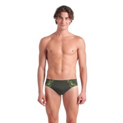 Kąpielówki Arena Poseidonia Swim Briefs. Szare kąpielówki męskie ARENA, l, bez wzorów. Za 109.99 zł.