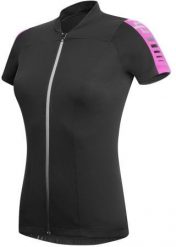 RH+ Koszulka damska Spirit Jersey czarna różowa r. L (ECD0256). Czarne bluzki damskie l, bez wzorów, z jersey, bez kołnierzyka, bez ramiączek. Za 178.49 zł.