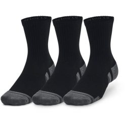 SKARPETY Under Armour Performance Cotton 3P, Dla obu płci. Czarne skarpetki damskie Under Armour, bez wzorów, z bawełny. Za 190.00 zł.