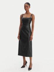 HUGO Sukienka koktajlowa Kattarina-1 50553546 Czarny Slim Fit. Czarne sukienki damskie Hugo, bez wzorów, z syntetyku, wizytowe, bez kołnierzyka, bez ramiączek. Za 1,249.00 zł.