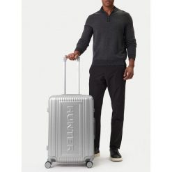 Walizka średnia Hunter. Szare walizki damskie Hunter, bez wzorów, średnie. Za 359.99 zł.