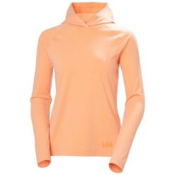 Bluza damska Helly Hansen Tyri. Brązowe bluzy damskie Helly Hansen, bez wzorów, bez ramiączek, z kapturem. Za 378.00 zł.