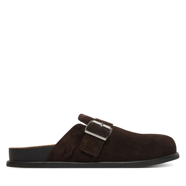 Klapki Vagabond Shoemakers. Brązowe klapki damskie Vagabond Shoemakers, bez wzorów, bez obcasa, bez zapięcia. Za 314.99 zł.