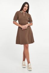 Sukienka polo mini ARMANI EXCHANGE. Sukienki damskie Armani Exchange, l, bez wzorów, bez kołnierzyka, bez ramiączek, mini. Za 699.00 zł.