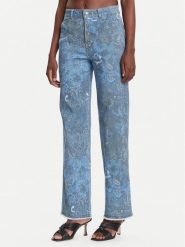 Desigual Jeansy Pasley 25WWPW01 Niebieski Straight Fit. Niebieskie jeansy damskie Desigual, bez wzorów, z bawełny. Za 419.99 zł.