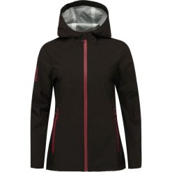 Damska kurtka Loap Ulvana czarna. Czarne kurtki sportowe damskie LOOP, bez wzorów, bez ramiączek, z kapturem, trekkingowe. Za 304.99 zł.