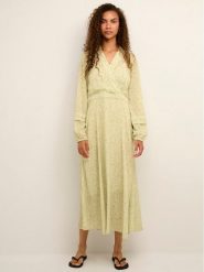 Karen by Simonsen Sukienka letnia Hiki 10104305 Zielony Feminine Fit. Zielone sukienki damskie Karen by Simonsen, na lato, bez wzorów, z syntetyku, bez kołnierzyka, bez ramiączek. Za 389.99 zł.