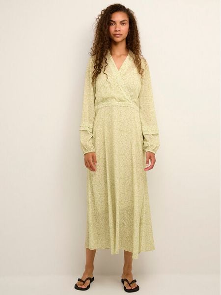 Karen by Simonsen Sukienka letnia Hiki 10104305 Zielony Feminine Fit. Zielone sukienki damskie Karen by Simonsen, na lato, bez wzorów, z syntetyku, bez kołnierzyka, bez ramiączek. Za 389.99 zł.