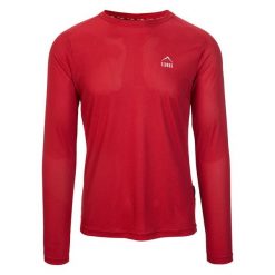Koszulka męska z długim rękawem Elbrus Alar Polartec - czerwona, Rozmiar XL. Czerwone t-shirty męskie ELBRUS, m, bez wzorów, z materiału, bez kołnierzyka, bez ramiączek. Za 124.99 zł.