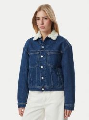 Tommy Jeans Kurtka jeansowa Archive Teddy DW0DW23519 Niebieski Regular Fit. Niebieskie kurtki damskie Tommy Jeans, m, bez wzorów, z bawełny, bez kaptura. Za 699.99 zł.