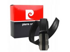 Pasek skórzany Pierre Cardin [D] 549 NERO czarny. Czarne paski męskie Pierre Cardin, ze skóry, eleganckie. Za 106.27 zł.