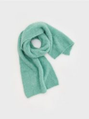 Gładki szalik z alpaki - miętowy. Zielone szaliki damskie Reserved, bez wzorów. W wyprzedaży za 159.99 zł.